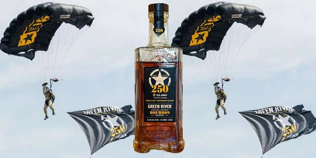 Green River Distilling Co. US Army 250th Anniversary Release Straight Bourbon Whiskey 750ml