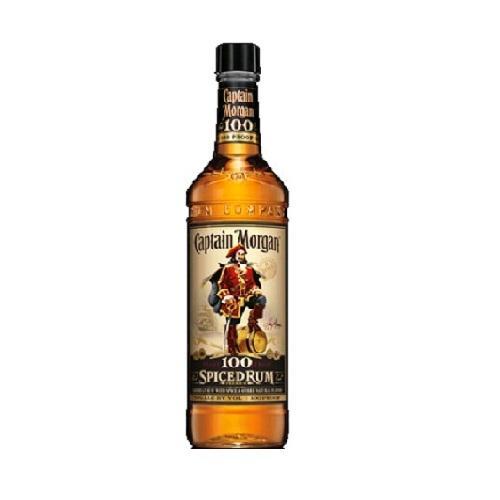 Captain Morgan Rum Spiced 100@ - 750ML