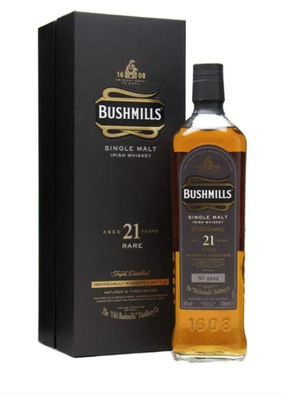 Bushmills 21 Year Old Single Malt Irish Whiskey 750 ML