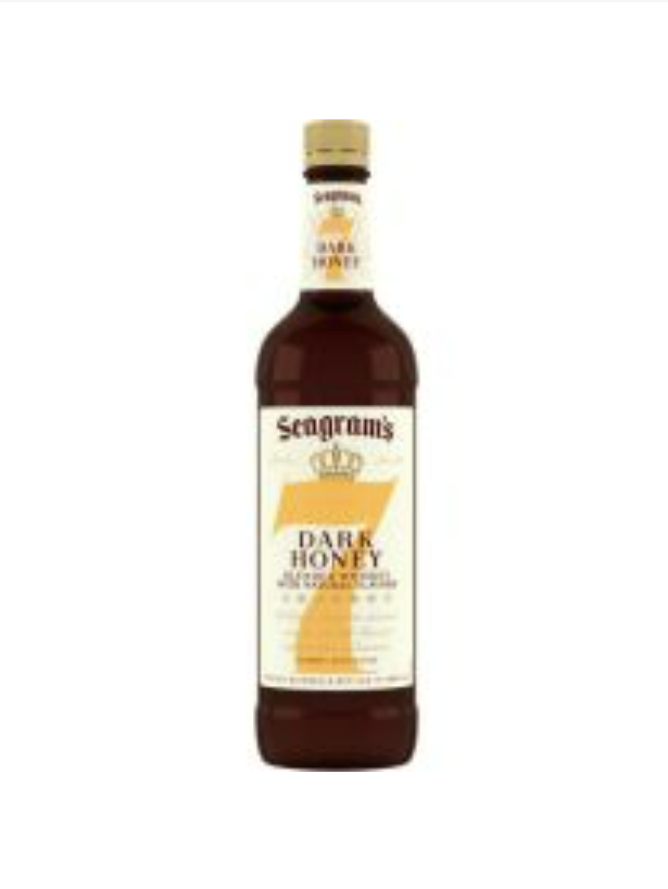 Seagram's 7 Crown Whiskey Dark Honey - 750ML