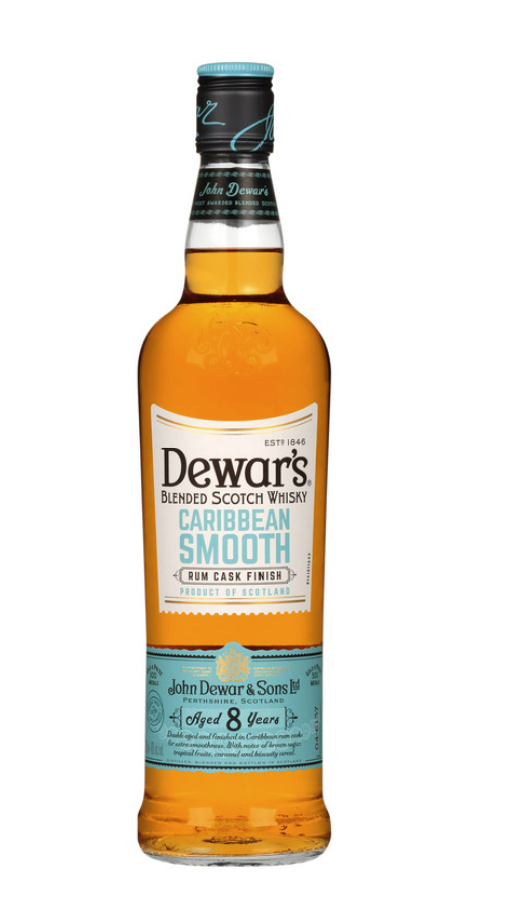 Dewars Caribbean Smooth Rum Cask Finish 8 YR - 750ML