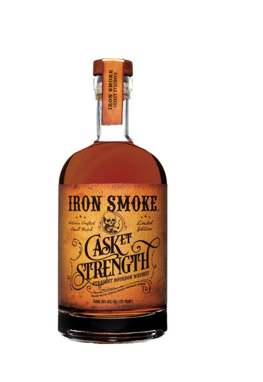 Iron Smoke Casket Strength Straight Bourbon 2YRS Whiskey 750ML