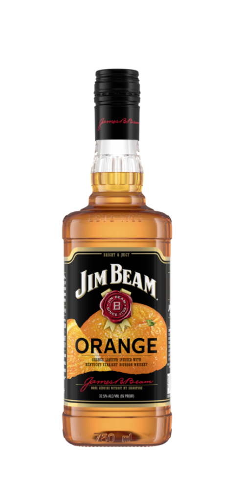 Jim Beam Orange Bourbon Flavored Whiskey 65 750ML