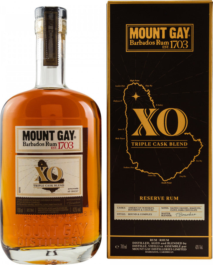 Mount Gay XO Triple Cask Blended Rum - 750ML