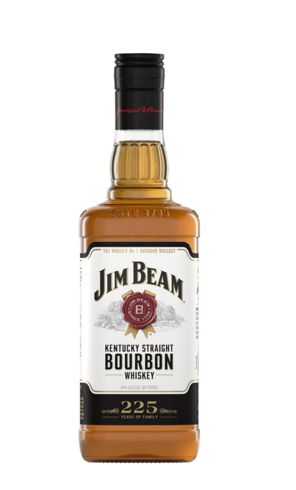Jim Beam Straight Bourbon White Label 750ML