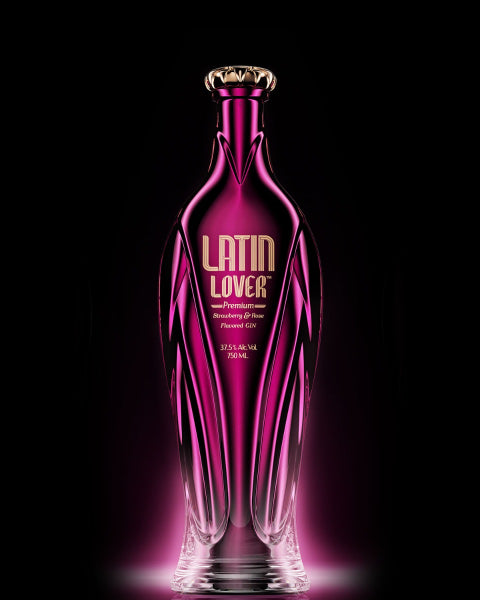 Latin Lover Premium Strawberry & Rose Flavored Gin - 750ML